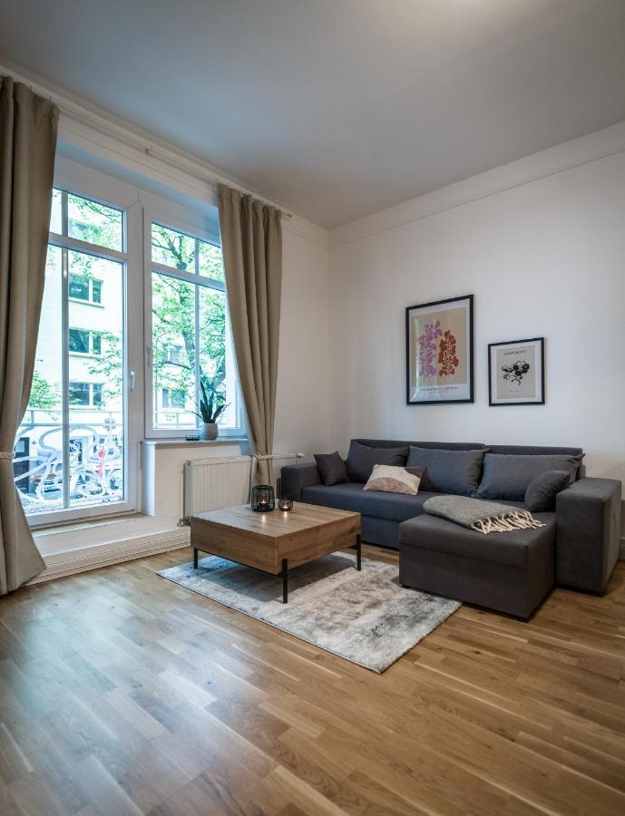 Hochwertige Altbauwohnung Im Modernen Stil In Wiesbaden - Kueche - Terrasse - Wlan - Zentral Buitenkant foto